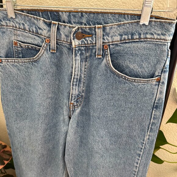 Vintage Orange Tab 550 Stone Wash Taper Leg Jeans Size 31x34 - Picture 3 of 5